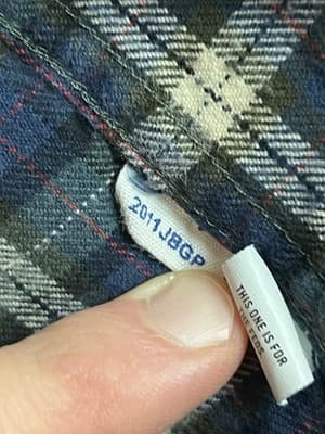 TAYLOR STITCH Mens 40 Button Front Flannel Shirt M Blue Green Plaid Cotton - Thumbnail 4
