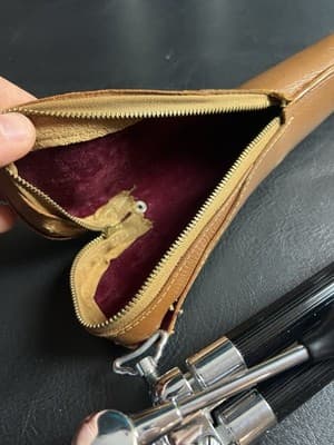 VTG VIVO 9-Section Elevator Chrome Tripod W/ 46” Compact Leather Case Japan - Thumbnail 7