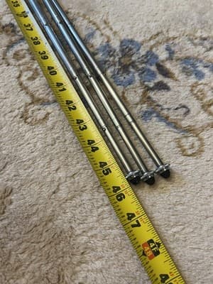 VTG VIVO 9-Section Elevator Chrome Tripod W/ 46” Compact Leather Case Japan - Thumbnail 16