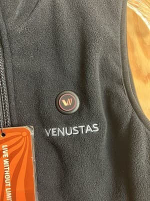 NWT Venustas Heated Fleece Vest Battery Womens S Full Zip Jacket With Battery - Thumbnail 3
