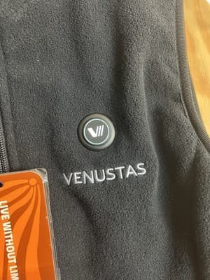 NWT Venustas Heated Fleece Vest Battery Womens S Full Zip Jacket With Battery - Thumbnail 4