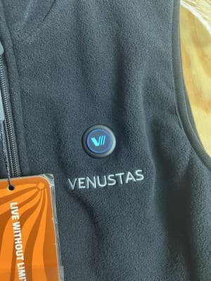 NWT Venustas Heated Fleece Vest Battery Womens S Full Zip Jacket With Battery - Thumbnail 5