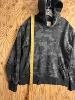 Black Camo Champion Todd Snyder Processed Sportswear Men's M Sweatshirt Hoody - Thumbnail 5