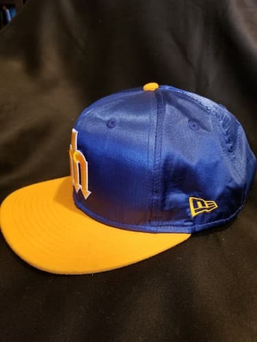 Rare Seattle Mariners Satin Trident MLB Cooperstown Collection Snapback Hat Cap - Thumbnail 2