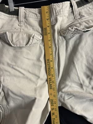 Vtg Y2K Abercrombie & Fitch Corduroy Cargo Paratrooper Pants Mens 30R Grunge - Thumbnail 11