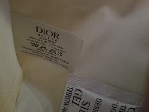 Christian Dior Beaute Toiletries Pouch Bag Travel Makeup Light Gray C400150263 - Thumbnail 5