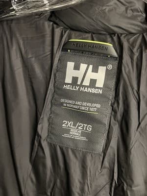 Helly Hansen Active Winter Parka Black Mens 2XL Hooded Coat Puffer Jacket - Thumbnail 13