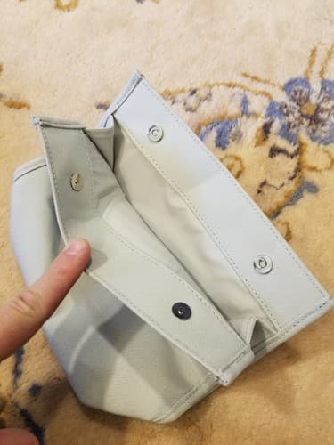 Christian Dior Beaute Toiletries Pouch Bag Travel Makeup Light Gray C400150263 - Thumbnail 3