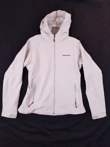 Patagonia Jacket Women's M Medium Grey White Simple Guide Hoody Full Zip Hoodie - Image 1