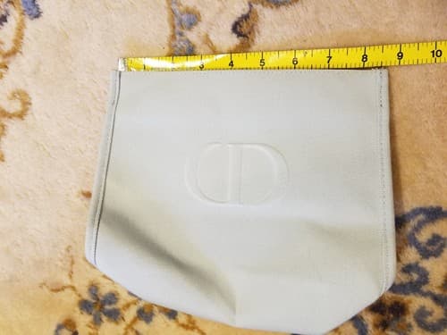 Christian Dior Beaute Toiletries Pouch Bag Travel Makeup Light Gray C400150263 - Thumbnail 7