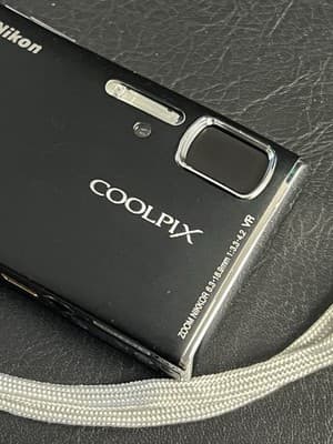 Nikon COOLPIX S50 7.2MP Digital Camera Matte Black *READ-Dark Spot On Screen* - Thumbnail 2