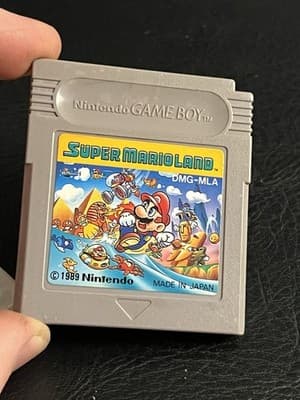 Gameboy SUPER MARIO LAND Cartridge Only Nintendo JAPAN DMG-MLA VTG - Thumbnail 3