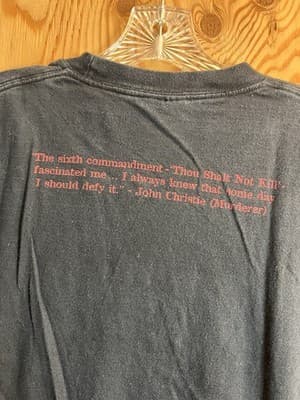 RARE VTG PROMO SHIRT Splatterhouse Wreckords XL Video Game T-Shirt Promotional - Thumbnail 4