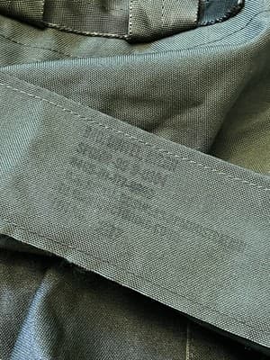 Military Nylon Duffle Bag US Army OD Green Large Two Strap Backpack 36" Long Bag - Thumbnail 11