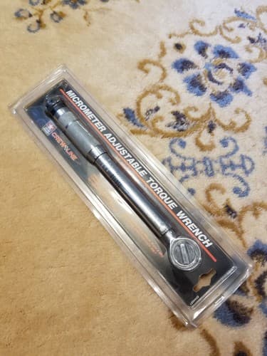 Crew Line 3/8" Drive Ratcheting Head Micrometer Adjustable Torque Wrench - Thumbnail 2