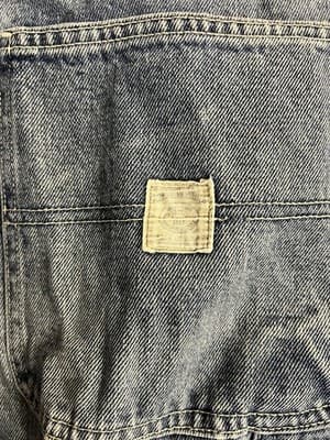 VTG Y2K Abercrombie & Fitch Men’s 32R Carpenter Jeans Wide Leg Baggy 30x30 - Thumbnail 13