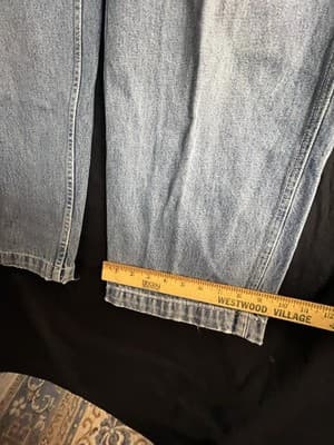 VTG Y2K Abercrombie & Fitch Men’s 32R Carpenter Jeans Wide Leg Baggy 30x30 - Thumbnail 10