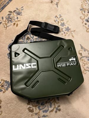 Rare Halo 4 UNSC Warthog Hard Messenger Bag M12 FAV AMG Transport Dynamics 16x13 - Image 1