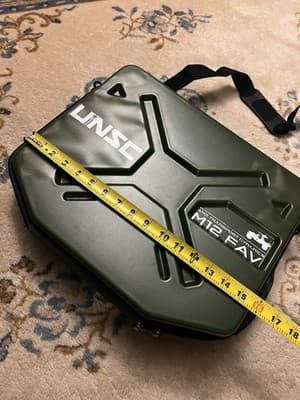 Rare Halo 4 UNSC Warthog Hard Messenger Bag M12 FAV AMG Transport Dynamics 16x13 - Thumbnail 12