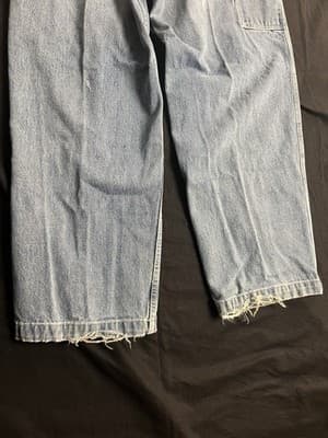 VTG Y2K Abercrombie & Fitch Men’s 32R Carpenter Jeans Wide Leg Baggy 30x30 - Thumbnail 15
