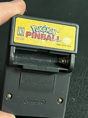 Pokémon Pinball - Nintendo Game Boy Color 1999 Rumble * No Battery Cover - Thumbnail 2
