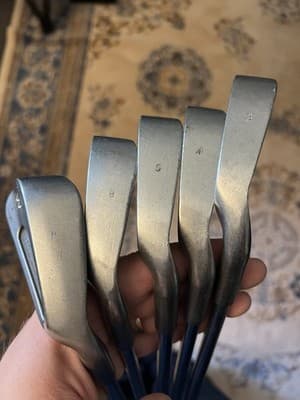 Vtg Ping Karsten I Iron Set 3 4 5 8 W Black Dot Heel-Toe Balance Steel Shaft RH - Thumbnail 3