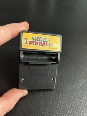 Pokémon Pinball - Nintendo Game Boy Color 1999 Rumble * No Battery Cover - Image 1