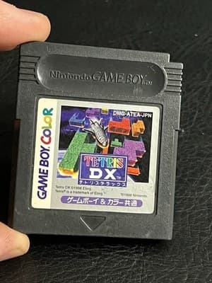 VTG Japanese Tetris DX Nintendo Game Boy Color GBC Cart Only Japan Import 1998 - Thumbnail 2
