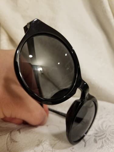 DRIES VAN NOTEN X Linda Farrow Gallery Black Cat 3 Eye Frame Sunglasses DVN/64/5 - Thumbnail 13