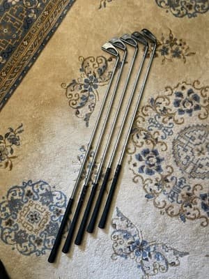 Vtg Ping Karsten I Iron Set 3 4 5 8 W Black Dot Heel-Toe Balance Steel Shaft RH - Thumbnail 4