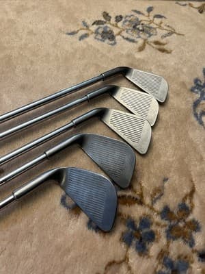 Vtg Ping Karsten I Iron Set 3 4 5 8 W Black Dot Heel-Toe Balance Steel Shaft RH - Thumbnail 10