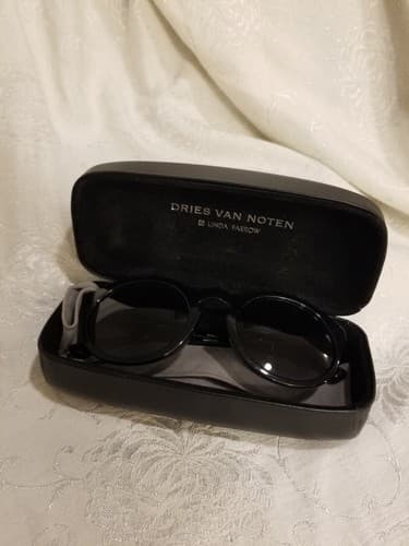 DRIES VAN NOTEN X Linda Farrow Gallery Black Cat 3 Eye Frame Sunglasses DVN/64/5 - Thumbnail 16