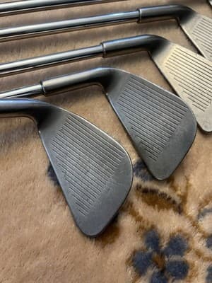 Vtg Ping Karsten I Iron Set 3 4 5 8 W Black Dot Heel-Toe Balance Steel Shaft RH - Thumbnail 11