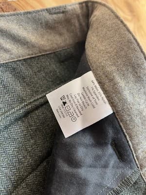 ibex Mens Ramble Wool Nylon Chino Pants 36x29 USA Heavyweight Trousers - Thumbnail 7