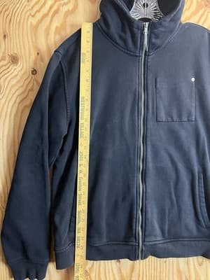 Vuori Seaside Full Zip Hoodie Mens M Sweatshirt Jacket Black Size Medium V242 - Thumbnail 8