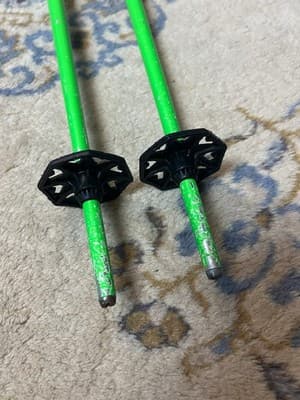 Black Crows Meta Junius Ski Poles Green Junior READ SIZE- (100cm/40” + 95cm/38”) - Thumbnail 6