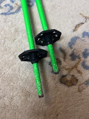 Black Crows Meta Junius Ski Poles Green Junior READ SIZE- (100cm/40” + 95cm/38”) - Thumbnail 8