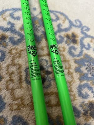 Black Crows Meta Junius Ski Poles Green Junior READ SIZE- (100cm/40” + 95cm/38”) - Thumbnail 14