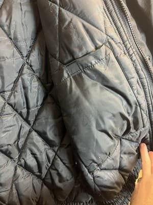 VTG 90s Oakland Raiders Starter Puffer Jacket Hood Mens M Logo Athletic Pro Line - Thumbnail 11