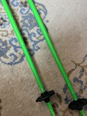 Black Crows Meta Junius Ski Poles Green Junior READ SIZE- (100cm/40” + 95cm/38”) - Thumbnail 5