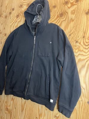 Vuori Seaside Full Zip Hoodie Mens M Sweatshirt Jacket Black Size Medium V242 - Thumbnail 2