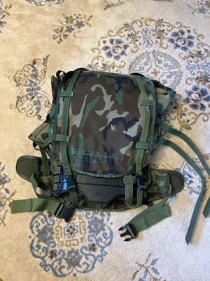 USGI Woodland Molle II Main Pack NSN # 8465-01-465-2289 Army Backpack Rucksack - Image 1