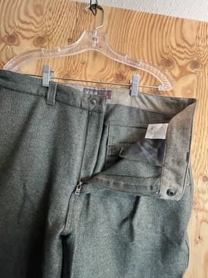 ibex Mens Ramble Wool Nylon Chino Pants 36x29 USA Heavyweight Trousers - Thumbnail 5