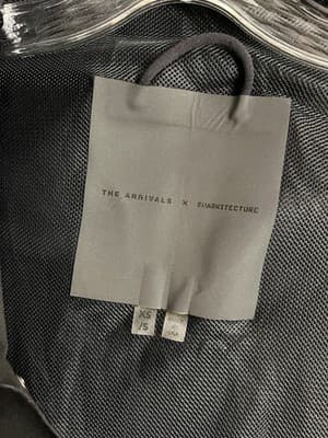 The Arrivals X Snarkitecture ELEMENTS Rain Poncho Cape Hooded XS Jacket USA - Thumbnail 4