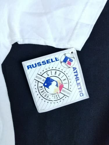 NWT Vintage Seattle Mariners Shirt Mens L White Blue 1997 MLB Baseball 90s Bat - Thumbnail 4