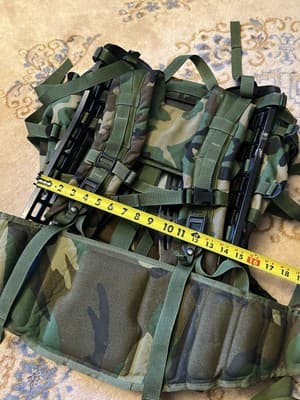 USGI Woodland Molle II Main Pack NSN # 8465-01-465-2289 Army Backpack Rucksack - Thumbnail 16
