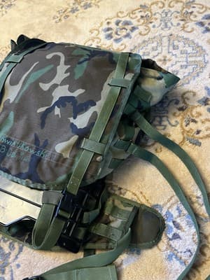 USGI Woodland Molle II Main Pack NSN # 8465-01-465-2289 Army Backpack Rucksack - Thumbnail 3