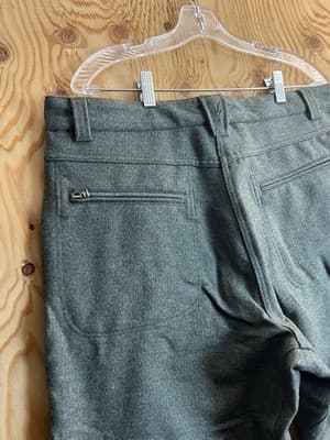 ibex Mens Ramble Wool Nylon Chino Pants 36x29 USA Heavyweight Trousers - Thumbnail 13