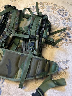 USGI Woodland Molle II Main Pack NSN # 8465-01-465-2289 Army Backpack Rucksack - Thumbnail 11