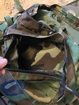 USGI Woodland Molle II Main Pack NSN # 8465-01-465-2289 Army Backpack Rucksack - Thumbnail 6